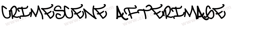 Crimescene Afterimage字体转换